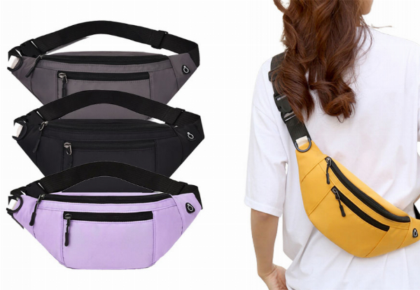 Cross Body Bum Bag - Available in Four Colours & Option for Two-Pack