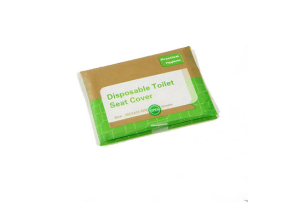 50-Piece Disposable Toilet Seat Covers