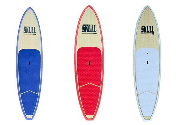 Skull Paddleboard with Leash - Two Sizes Available - North Island Urban Delivery Only