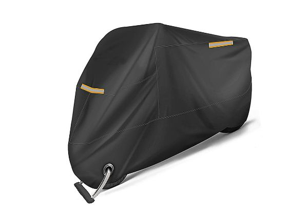 Outdoor Water-Resistant Motorbike Cover - Six Sizes Available