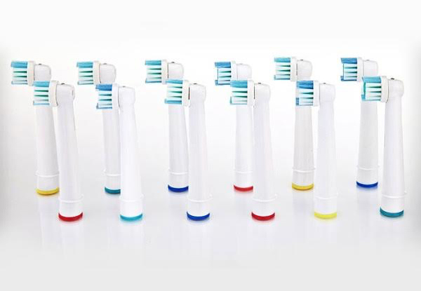 Eight-Pack of Toothbrush Heads Compatible with Oral B - Option for Two Sets Available with Free Delivery