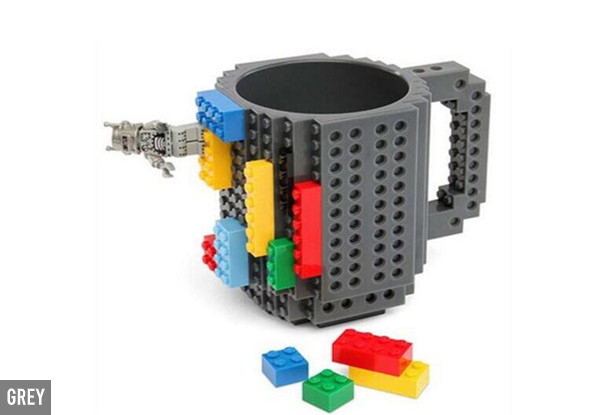 Building Brick Mug - Four Colours Available & Option for Two