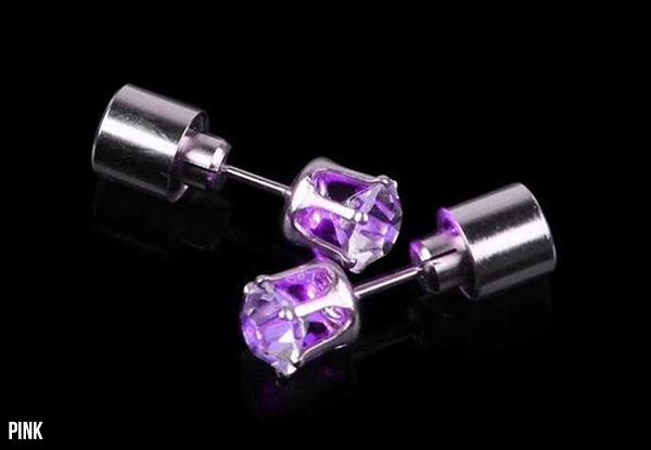 LED Sparkly Earrings - Two Colours Available with Free Delivery