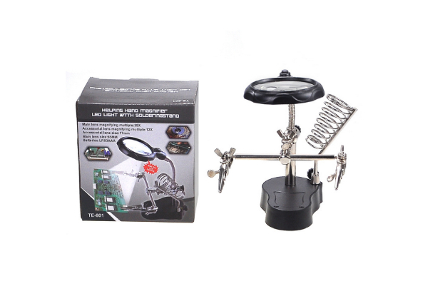 Soldering Iron Magnifier Stand