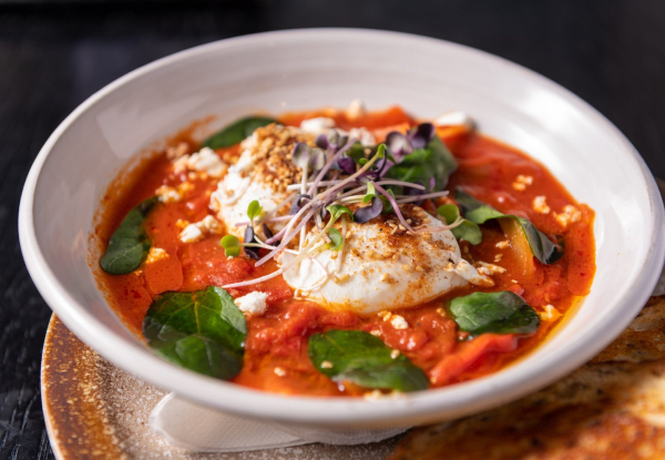 $30 Breakfast or Lunch Voucher for One Person - Valid with Drink Purchase
