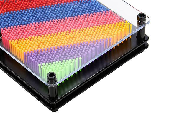 3D Rainbow Pin Art Board Toy - Three Sizes Available
