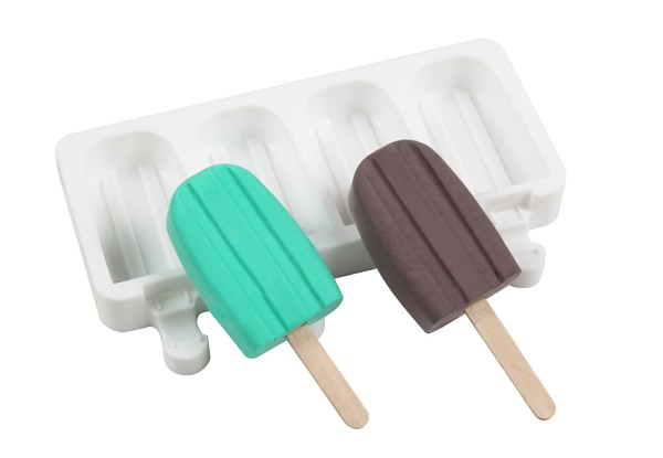 Four-Slot Silicone Ice Cream Mould - Five Styles Available
