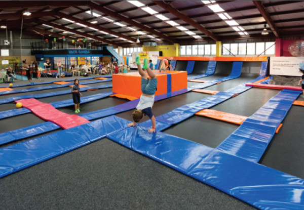 One-Hour Bounce Session for Two People - Options for Two-Hour Session, a Family Pass or Annual Pass - Two Locations