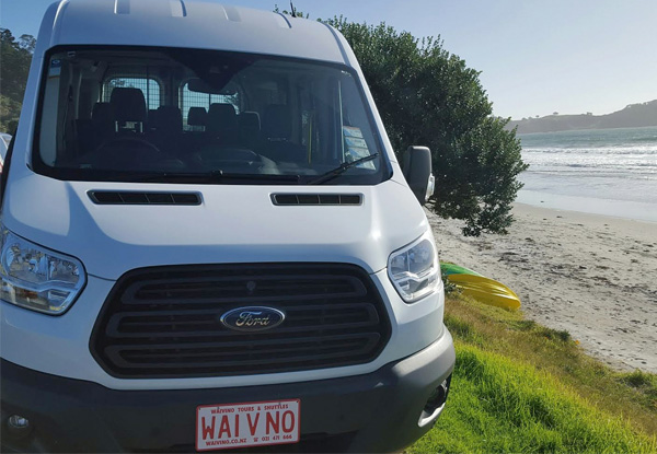 Premium Waiheke Island Wine Tour incl. Three Tastings at Three Top Wineries, Pick-Up & Drop Off in Luxurious Vinowagon - Options for up to Ten People