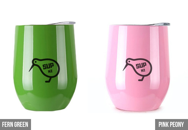 NZ Designed Stainless Steel Reusable Cup -  Option for Two & 20 Colours Available with Free Delivery