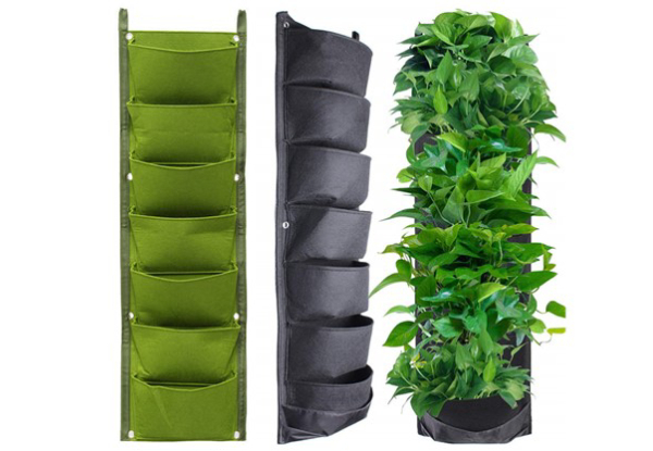 Seven Pocket Planter - Two Colours Available