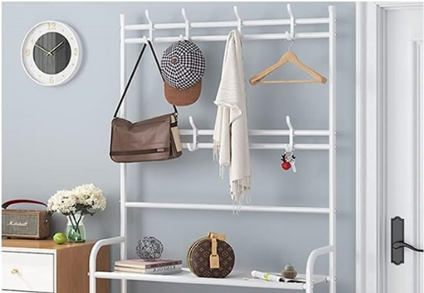 Five-Tier Coat Rack Organiser - Two Colours Available