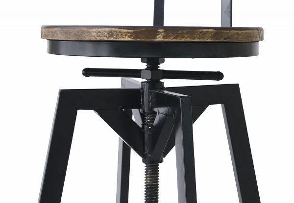 Levede Industrial Adjustable Swivel Stool