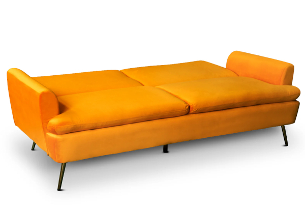 Gyllene Velvet Sofa Bed