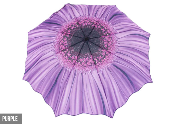 Flower Umbrella - Two Colours Available with Free Delivery