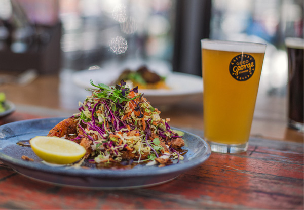 Beer or Cider Matched Lunch Combo for Two People