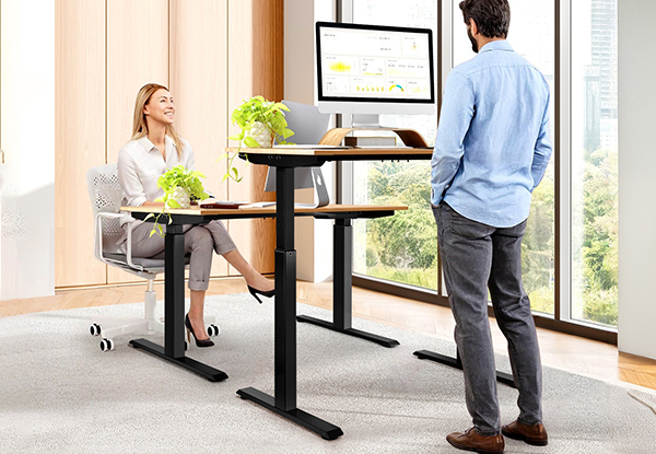Electric Stand Up Desk Frame - Available in Two Colours
