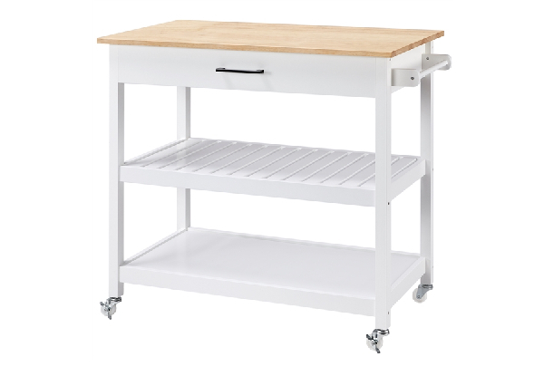 Mobile Kitchen Trolley Cart - Two Colours Available