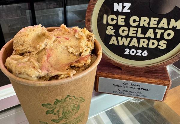 $10 for a $20 Voucher to Spend on Ice Cream at Croc Shakes, Wellington Waterfront
