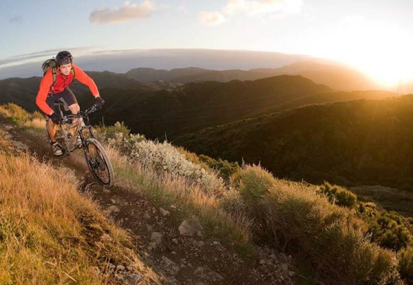 Per Person Exhilarating Seven-Day North Island Mountain Bike Tour incl. Guides, Transport, Excursions (Jet Boat/Cultural Exp), Breakfasts & More - options for Shared or Private Accommodation