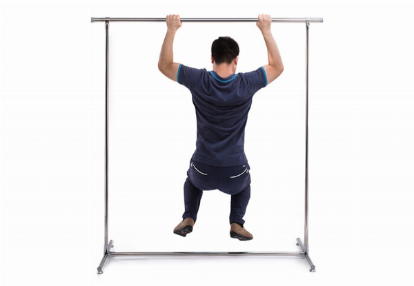 Adjustable 1.2m Single Bar Clothes Rack