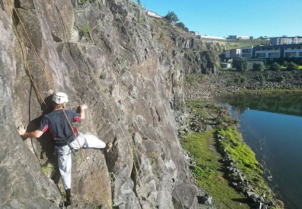 Full Day Outdoor Rock Climbing Adventure Discover Maungarei Springs (Stonefields) in Auckland - Option for Half Day