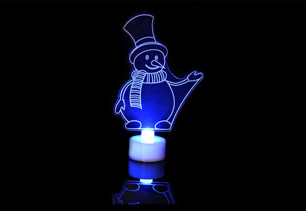 Creative Christmas LED Night Light - Five Styles & Option for Two Available