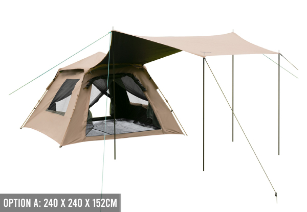 Mountview Instant Pop-Up Tent - Two Sizes Available