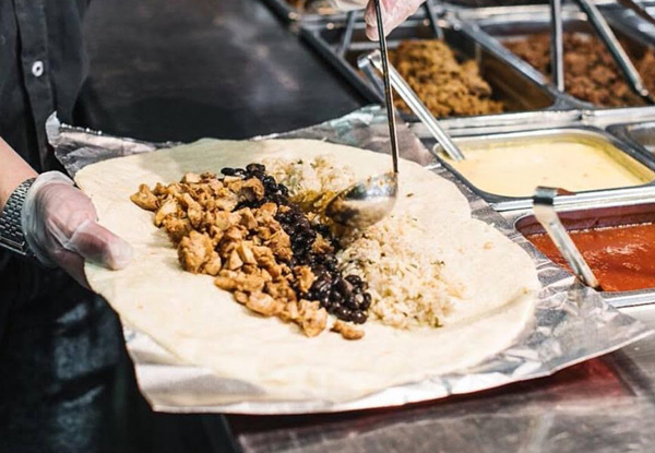 One Burrito, Naked Burrito, Nacho or Taco - Option for Two Meals at Mad Mex Lambton Square