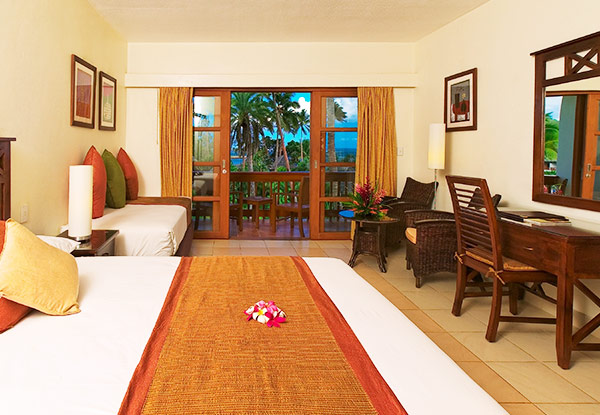 From $1,599 for a Five-Night Family Package at Naviti Resort incl. Accommodation, All Meals, Snorkeling Trip, Night Entertainment & More – Valid for Two Adults & Two Children Under 12 (value up to $2,910)