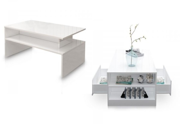 White Coffee Table - Two Styles Available