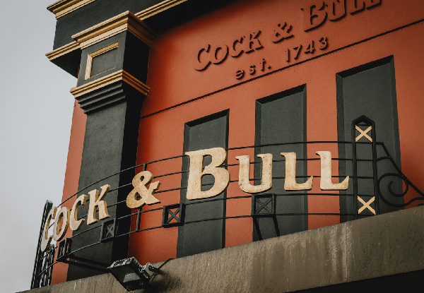 Enjoy English Tavern Hospitality with $50 to Spend at Cock & Bull