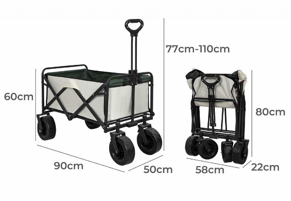 Lambu Outdoor Wagon Cart Range - Three Options Available