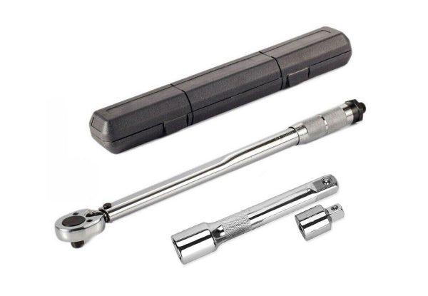 Three-Piece Adjustable Torque Wrench