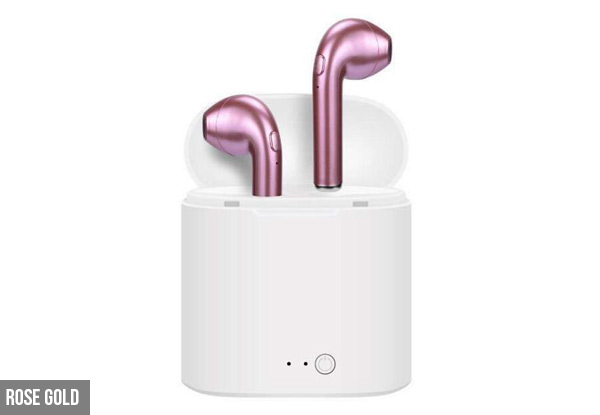 Wireless Earbuds With Charging Case Compatible with Apple - Four Colours Available with Free Delivery