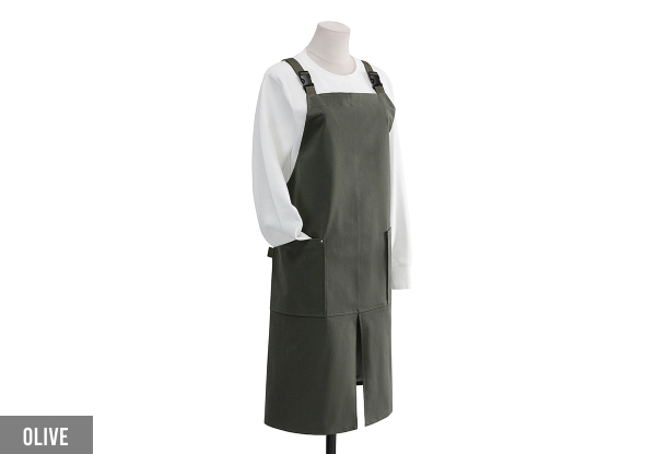 Water-Resistant Overall Kitchen Apron - Four Colours Available