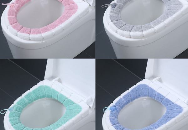 Winter Warm Toilet Seat Cover - Four Colours Available - Option for Two or Three
