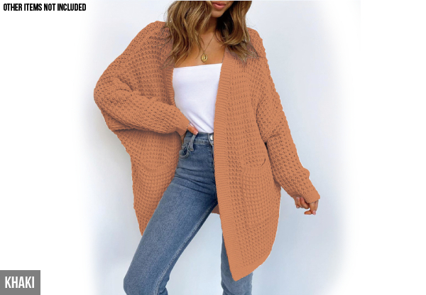 Comfy Loose Cardigan - Five Sizes & Seven Colours Available
