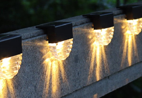 LED Solar-Powered Fence Lamp