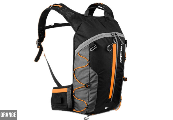 Foldable Water-Resistant Outdoor Backpack - Three Colours Available & Option to incl. Water Bladder