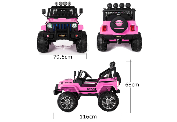Kids Ride-On Remote Control Electric Car - Two Colours Available