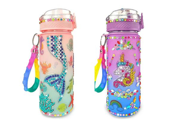 DIY Water Bottle with Stickers Kit - Three Styles Available