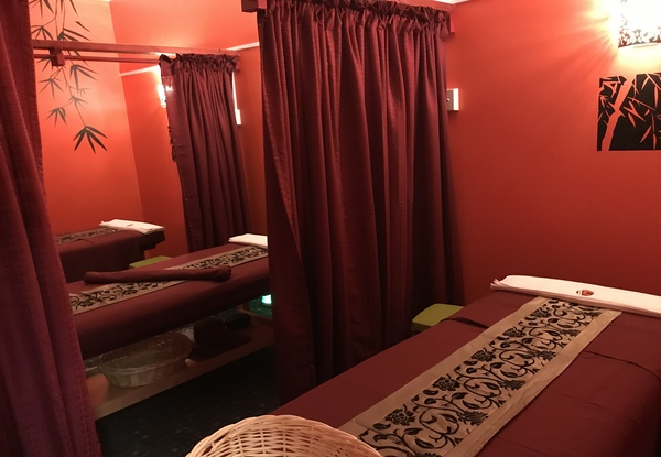 60-Minute Signature Hilot Massage with Banana Leaves, Swedish Massage or Foot & Leg Reflexology Massage - Option for Two People incl. Cupping