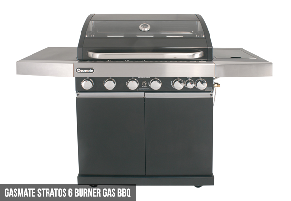 $775 for a Gasmate Six Burner Gas BBQ or $980 for a Four Burner BBQ with Ceramic Infrared Rotisserie Including 2 Year Warranty & Free Metro Shipping (value up to $1,399.99)