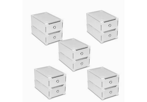10-Piece Shoe Storage Boxes