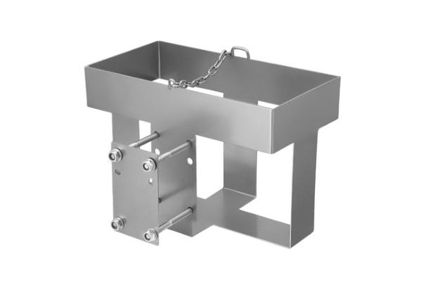 Lockable Metal Jerry Gas Can Holder - Two Colours Available