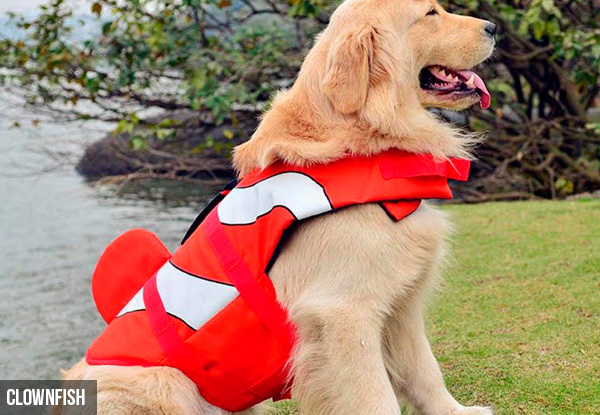 Dog Life Jacket Vest - Three Designs & Two Sizes Available