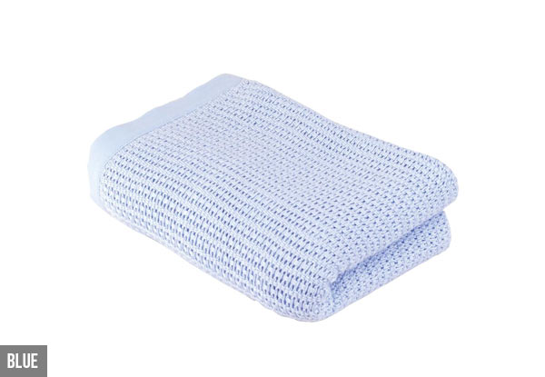 Aircell Cot Baby Blanket - Two Colours Available