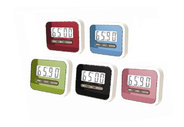 One Magnetic Kitchen Cooking Timer - Option for Two & Five Colours Available with Free Delivery