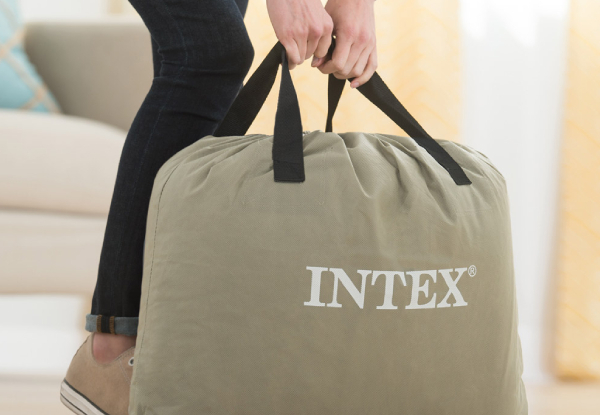 Twin Airbed Intex with Pillow Rest